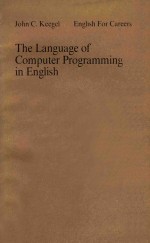 THE LANGUAGE OF COMPUTER PROGRAMMING IN ENGLISH