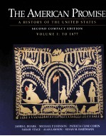 THE AMERICAN PROMISE:A HISTORY OF THE UNITED STATES  Second Compact Edition  Volume 1 To 1877