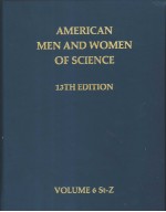 AMERICAN MEN AND WOMEN OF SCIENCE 13 TH EDITION  VOLUME 6 ST-Z