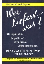 WER LIEFERT WAS  29 WEST-AUSGABE 1977