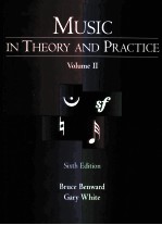 MUSIC IN THEORY AND PRACTICE VOLUME II SIXTH EDITION