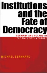 INSTITUTIONS AND THE FATE OF DEMOCRACY