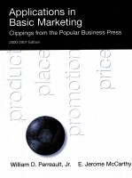 APPLICATIONS IN BASIC MARKETING:CLIPPINGS FROM THE POPULAR BUSINESS PRESS 2000-2001 EDITION