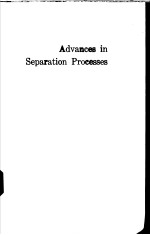 Advances in Separation Processes