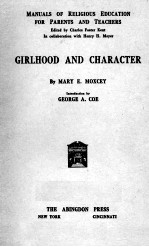 GIRLHOOD AND CHARACTER