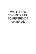 WALFORD’S CONCISE GUIDE TO REFERENCE MATERIAL