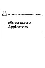 MICROPROCESSOF APPLICATIONS  ANALYTICAL CHEMISTRY BY OPEN LEARNING