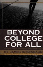 BEYOND COLLEGE FOR ALL:CAREER PATHS FOR THE FORGOTTEN HALF