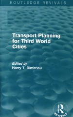 Transport planning for Third World cities