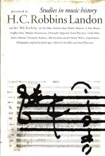 STUDIES INMUSIC HISTORY PRESENTED TO H.C.ROBBINS LANDON ON HIS SEVENTIETH BIRTHDAY