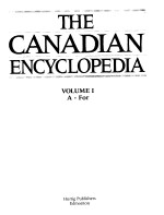 THE CANADIAN ENCYCLOPEDIA  VOLUME Ⅰ A-FOR