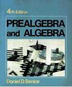 PREALGEBRA AND ALGEBRA 4TH EDITION