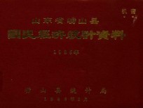 山东省崂山县国民经济统计资料  1985