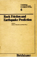 ROCK FRICTION AND EARTHQUAKE PREDICTION