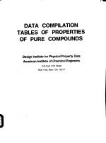 DATA COMPILATION TABLES OF PROPERTIES OF PURE COMPOUNDS