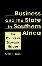 BUSINESS AND THE STATE IN SOUTHERN AFRICA:THE POLITICS OF ECONOMIC REFORM