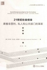 21世纪社会创业  席卷非营利、私人和公共部门的革新