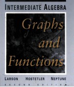 INTERMEDIATE ALGEBRA GRAPHS AND FUNCTIONS SECOND EDITION