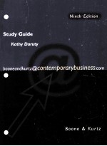 STUDY GUIDE CONTEMPORARY BUSINESS NINTH EDITION