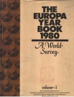 THE EUROPA YEAR BOOK 1980 A World Survey Volume I