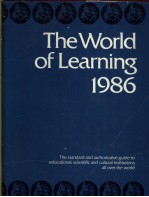 THE WORLD OF LEARNING 1986