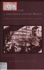 Music criticism in nineteenith-century France La Revue et Gazette musicale de Paris