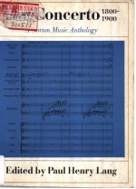 THE CONCERTO  1800-1900  A Norton Music Anthology