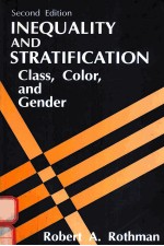 INEQUALITY AND STRATIFICATION:CLASS