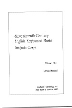 SEVENTEENTH-CENTURY ENGLISH KEYBOARD MUSIC