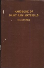 HANDBOOK OF PAINT RAW MATERIALS  SECOND EDITION