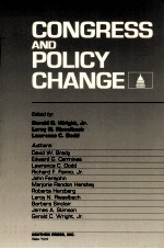 CONGRESS AND POLICY CHANGE