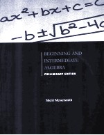 BEGINNING AND INTERMEDIATE ALGEBRA PRELIMINARY EDITION