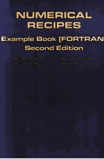 NUMERICAL RECIPES EXAMPLE BOOK (FORTRAN) SECOND EDITION