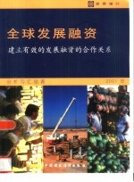 全球发展融资  建立有效的发展融资的合作关系分析与汇总表  2001年