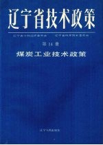 辽宁省技术政策  第14册  煤炭工业技术政策