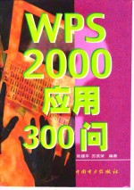 WPS 2000 应用 300 问