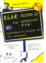 傻瓜必读：Access 97 for Windows 中文版