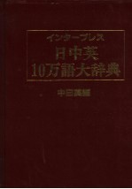 日中英10万大辞典  中日英编