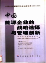 中国能源企业的战略选择与管理创新  中国企业管理研究会年度报告  2003-2004