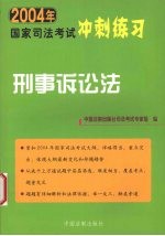 2004年国家司法考试冲刺练习  刑事诉讼法