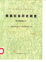 中国少数民族社会历史调查资料丛刊  傣族社会历史调查  西双版纳之五