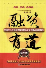 融资有道  中国中小企业融资操作技巧大全与精品案例解析  精华版