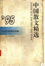 中国散文精选  1995