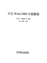 中文Word 2000中级教程