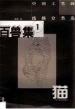 中国工笔画线描分类选  百兽集  1  猫