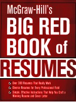 BIG RED BOOK OF RESUMES