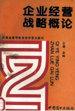 河南省高等教育自学考试教材  企业经营战略概论