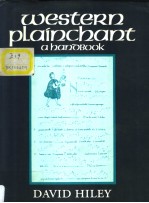 Western Plainchant:A Handbook