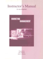 INSTRUCTOR'S MANUAL TO ACCOMPANY MARKETING MANAGEMENT FOURTH EDITION