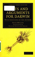 Facts and arguments for Darwin with additions by the author